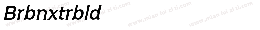 Boriboon Extrabold字体转换
